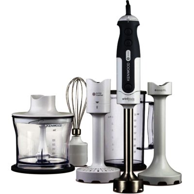 Kenwood HDP406 Triblade Hand Blender in White & Silver